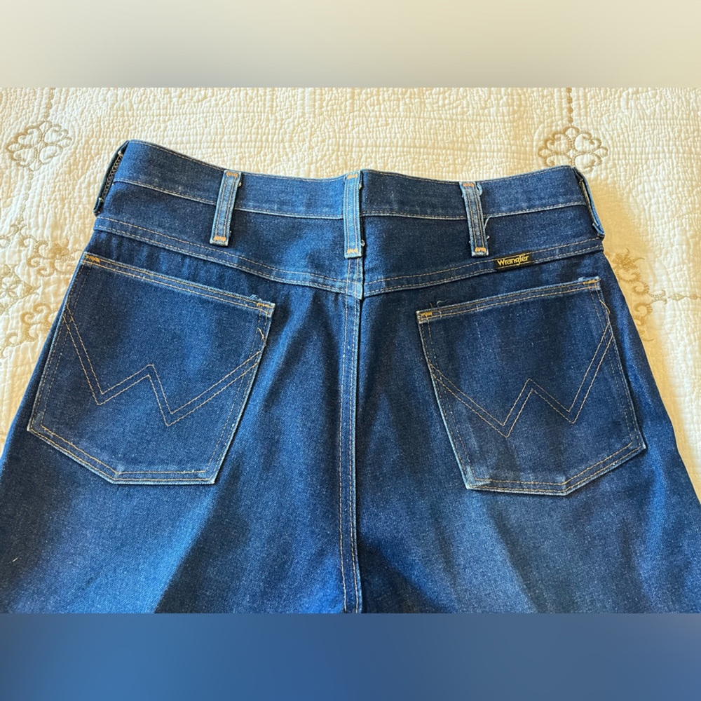 70s/80s Vintage Wranglers USA (Regular Fit) 945DEN New Without Tags. Size 32X36"